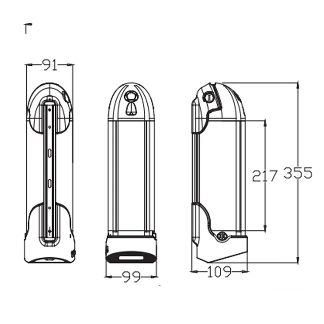 Bateria Ebike para Mountain Bike e Dolfin Sondors
