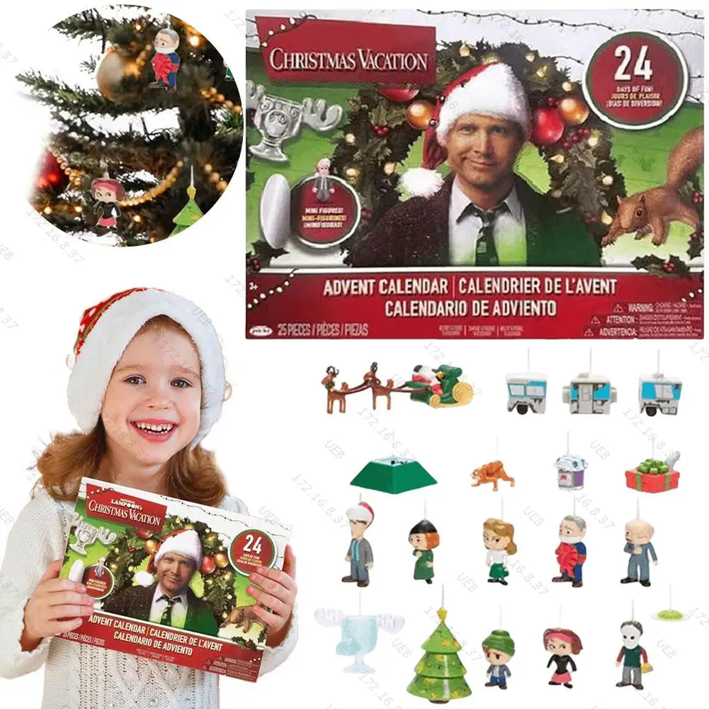Christmas Countdown Calendar Christmas Advent Calendar 24 Days Christmas Gnome Holidays Advent Calendar with Gnomes Dolls Plush Toy Christmas Vacation Countdown Calendar Gift Box