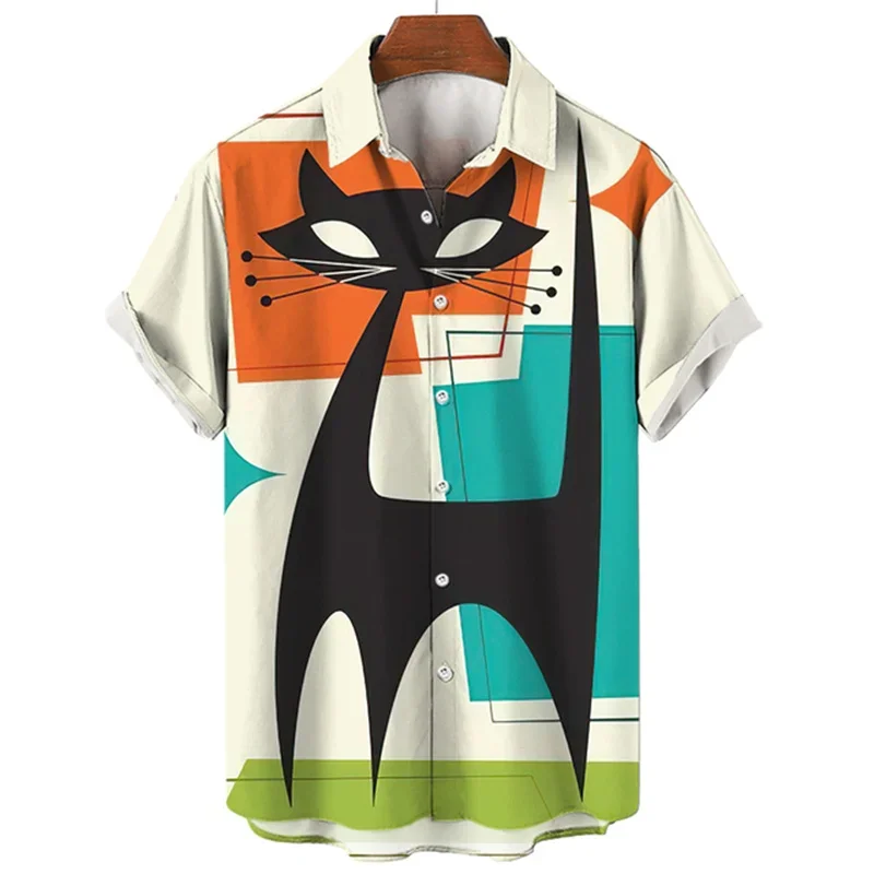 

Гавайские летние мужские рубашки с 3D принтом аниме винтажные рубашки мужские и женские спортивные рубашки в стиле Харадзюку