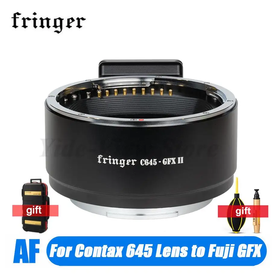 Fringer C645-Gfx Ii Adattatore Obiettivo Per Obiettivo Contax 645 Per Fotocamere Fuji Gfx Come Fx100 Gfx100S Gfx50S Gfx50R 50S Ii Spedizione Gratuita