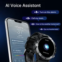 Toxic BOT-Montre intelligente étanche pour homme, montre de sport C29, appel Bluetooth, fréquence cardiaque, moniteur de santé 24h, batterie 1.52 mAh, 1iko, 410" 5