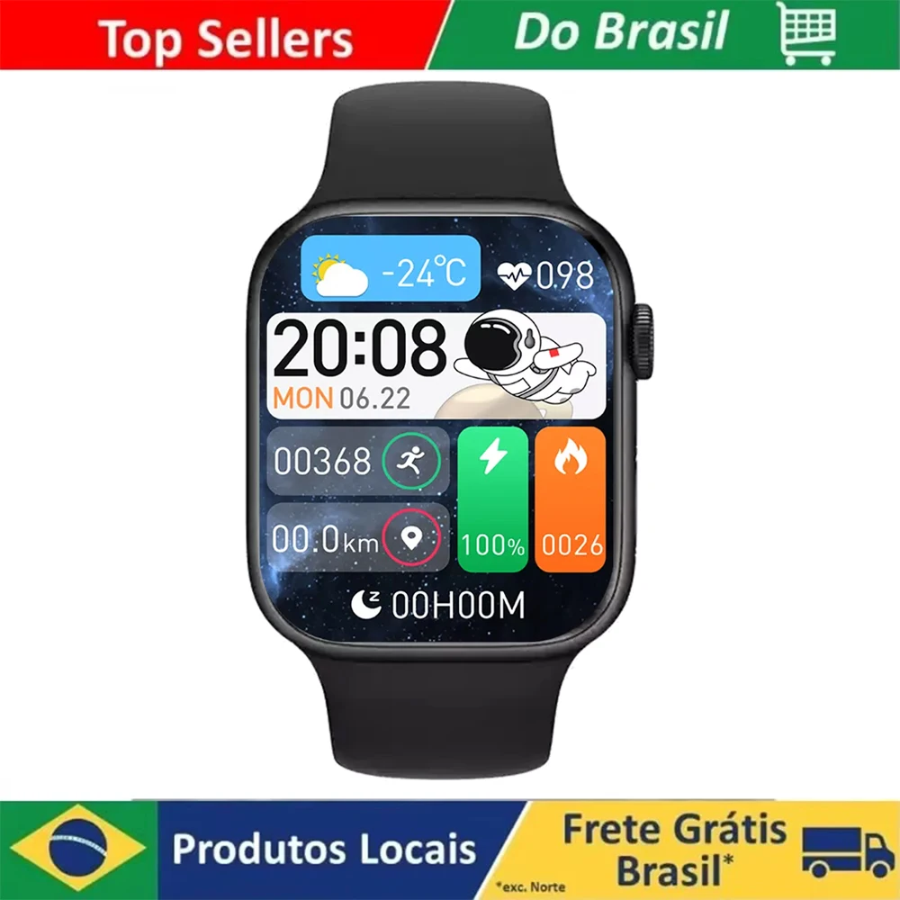 Smart watch series 9 AMOLED smartwatch men 2024 NFC GPS tracker 320*385 screen HD watch 9 1