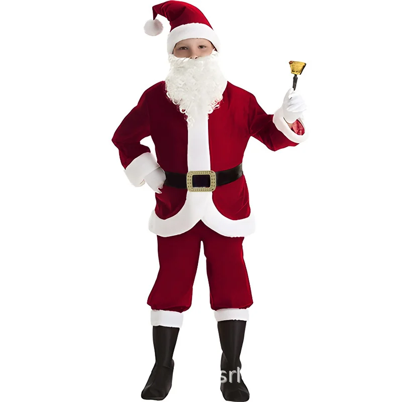 

2022 New Children's Clothing Santa Claus Clothing Set Stage Performance Clothing Children's Performance Clothing