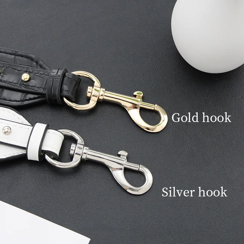 TINBERON Wide Shoulder Strap High Quality Bag Strap Crocodile Pattern Bag Strap Fashion Genuine Leather Straps Bag Accessories