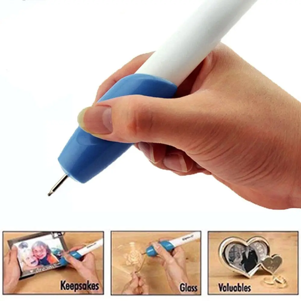 Engraving Pen 1pc Electric Machine Metal Wood Glass Engrave Engraving Pen Tool Set Metal Wood Glass Carving Pen