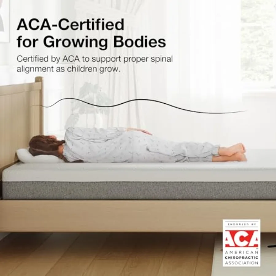 Twin XL Mattress 6 Inch Gel Memory Foam Mattress Twin XL in a Box for Pressure Relief Body Support Cooling Sensation CertiPURUS