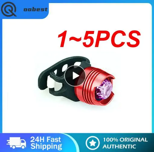 

1 ~ 5 шт., водонепроницаемый задний фонарь для велосипеда