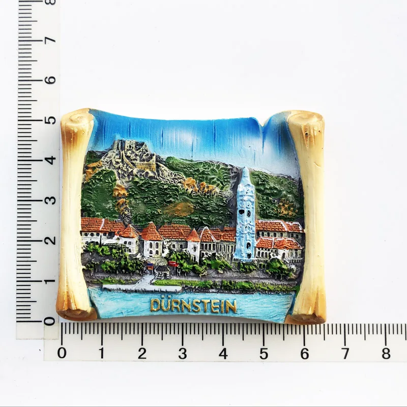 

Дорожные магниты на холодильник DURNSTEIN, 3D памятный магнитный холодильник