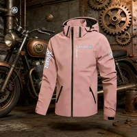 Veste imperméable décontractée pour homme avec logo Allianz 2026 - Veste de cyclisme légère - Veste coupe-vent à capuche style urbain pour la randonnée 5
