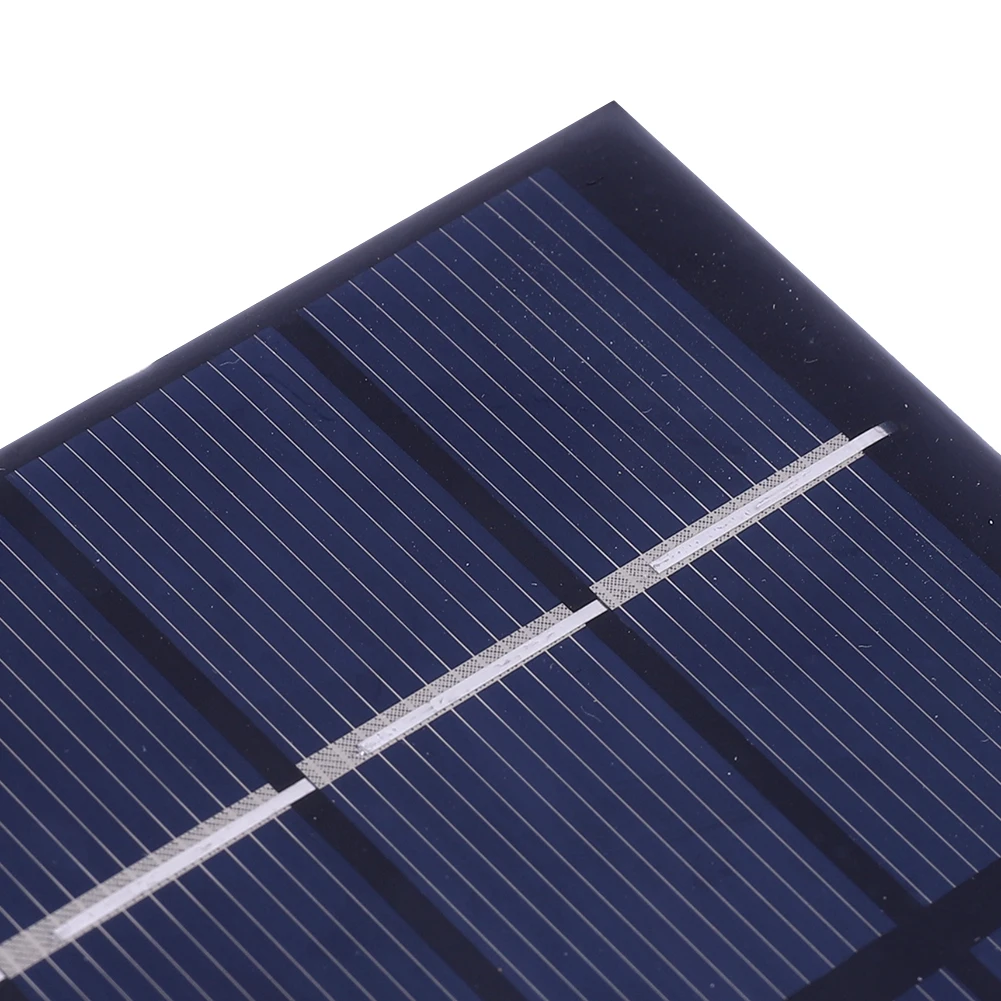 Panel de cargador de batería Solar, placa de células solares policristalinas para acampar al aire libre, Banco de energía, teléfono, iluminación de patio doméstico, 5W