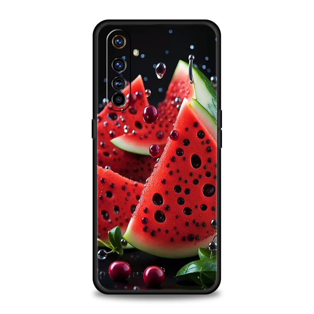 Cartoon Fruit Shockproof Silicone Phone Case