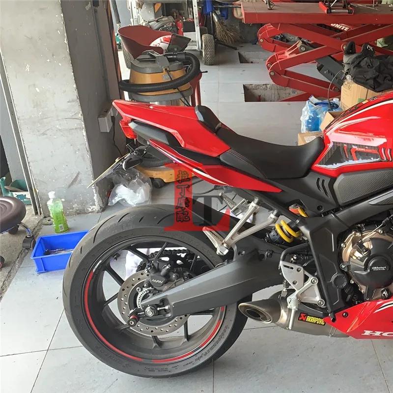 CB650R CBR650R 19-23년식 개조형 숏테일 알루미늄 합금 번호판 프레임 번호판 브래킷 플레이트 홀더