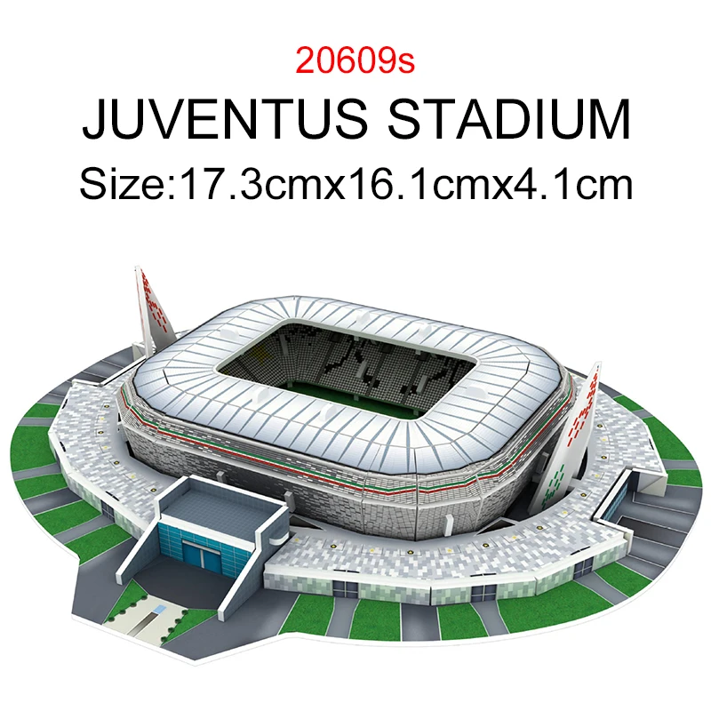 3D Football Stadium Paper Puzzle - Home Decor & Gift