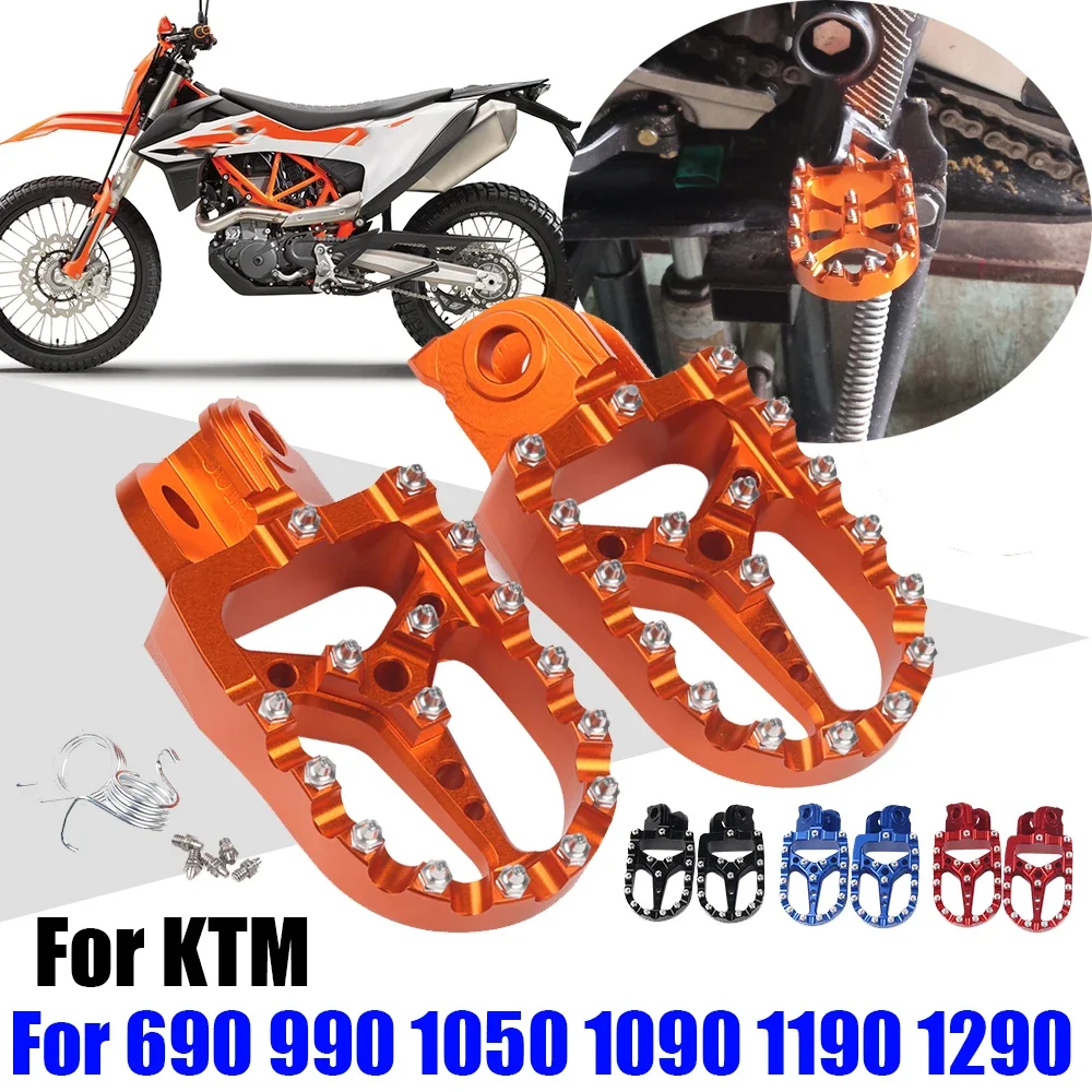 FootrestFootPegsRestsFootPedalsForKTM690ENDUROSMCR950SUPER