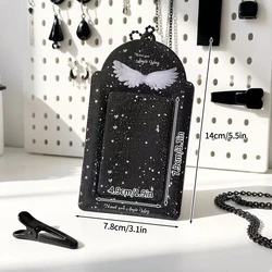 Charming Strawberry Pink Photocard Holder - Cute Protective Sleeve & Display Case (S6)