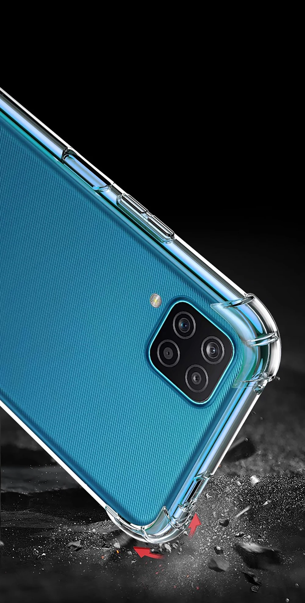 Crystal Clear Silicone Phone Case - Transparent Protective Cover