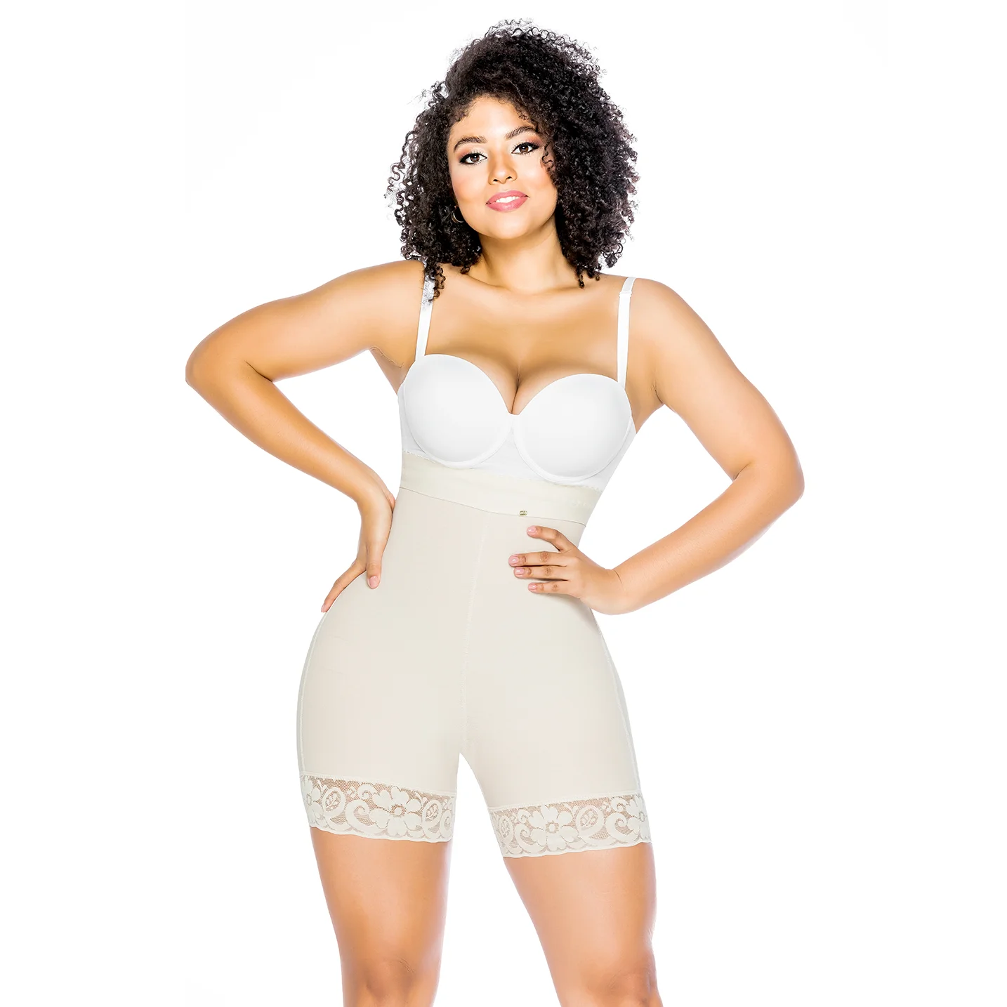 Fajas Colombian Girdle Waist Trainer Double Compression BBL Shorts
