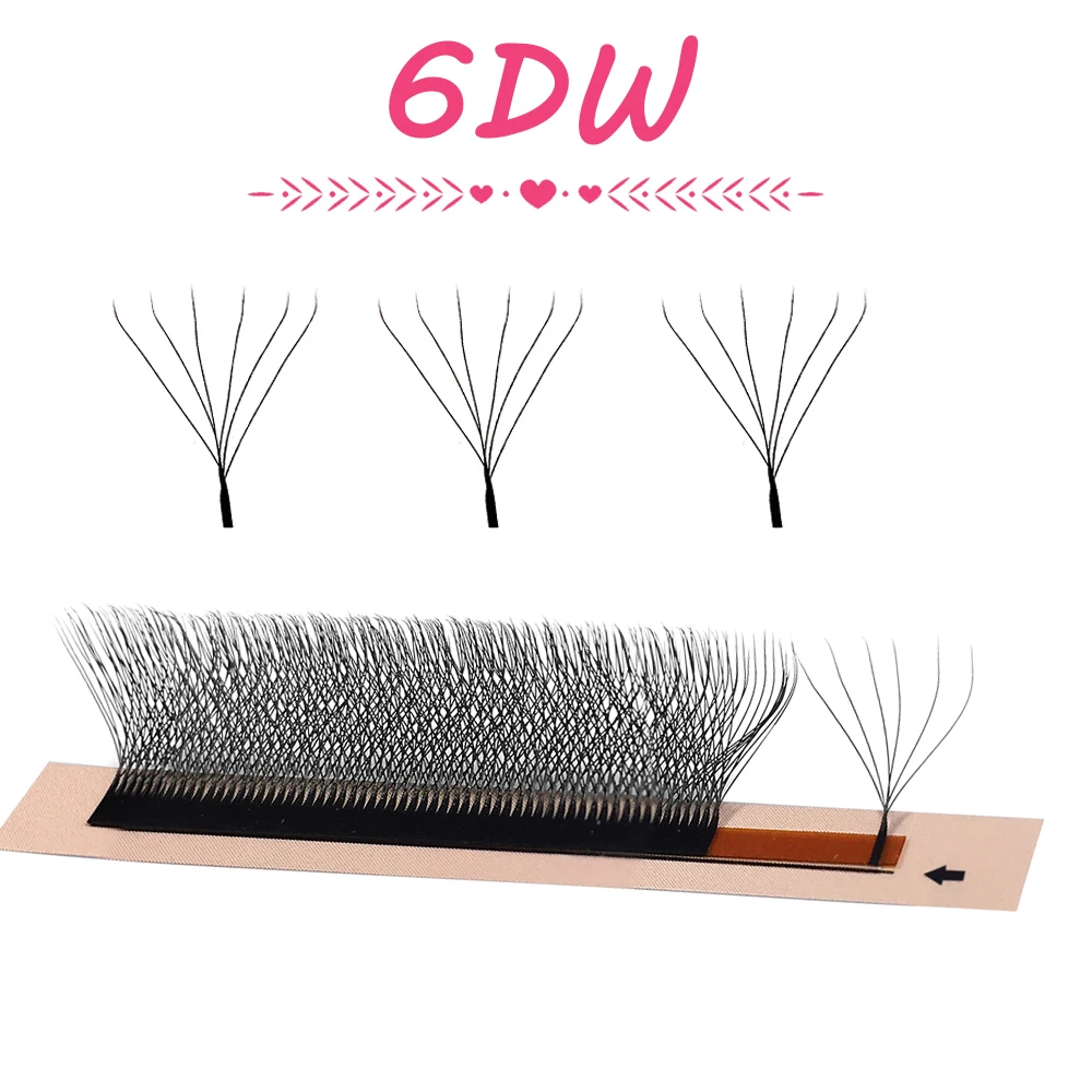Fake Eyelashes Eyelash Accessories Eyelash Extender Eyelash Extension Supplies Goddess W Shaped Bloom 3D 4D 5D 6D 7D 8D Automatic Flowering Premade Fans Eyelashes Extensions Natural Soft YY Individual Lashes