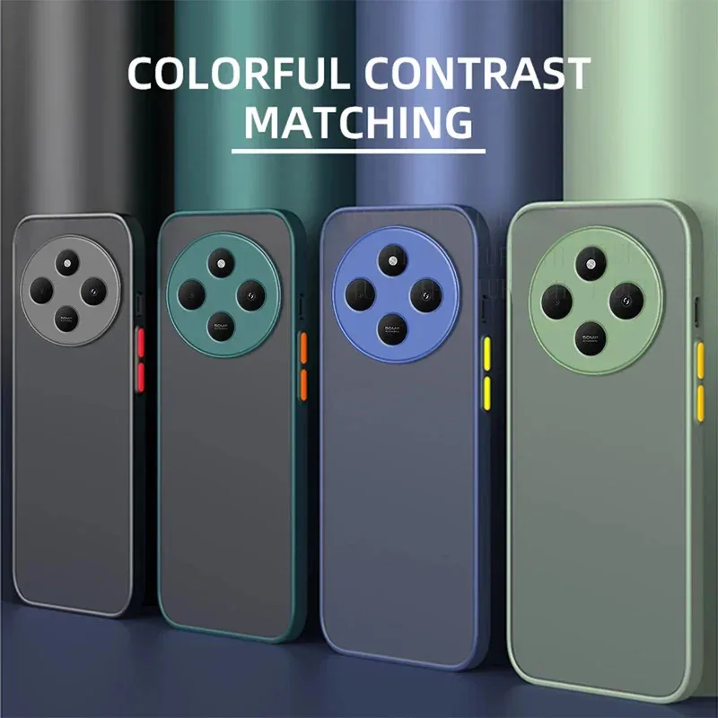 Shockproof Armor Matte Silicone Back Cover Case