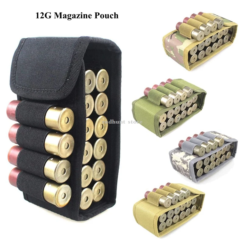 

Molle Magazine Pouch 12G Bullets Package Hunting 16 Round Shells Package CS Field Portable Outdoor Tactical Bullet Bags