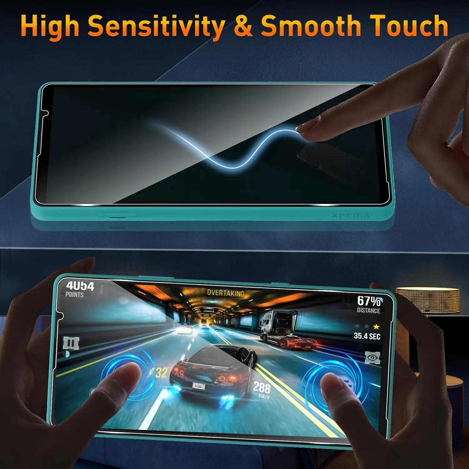 Premium 2.5D 9H Privacy Screen Protector - Anti-Spy Protective Shield
