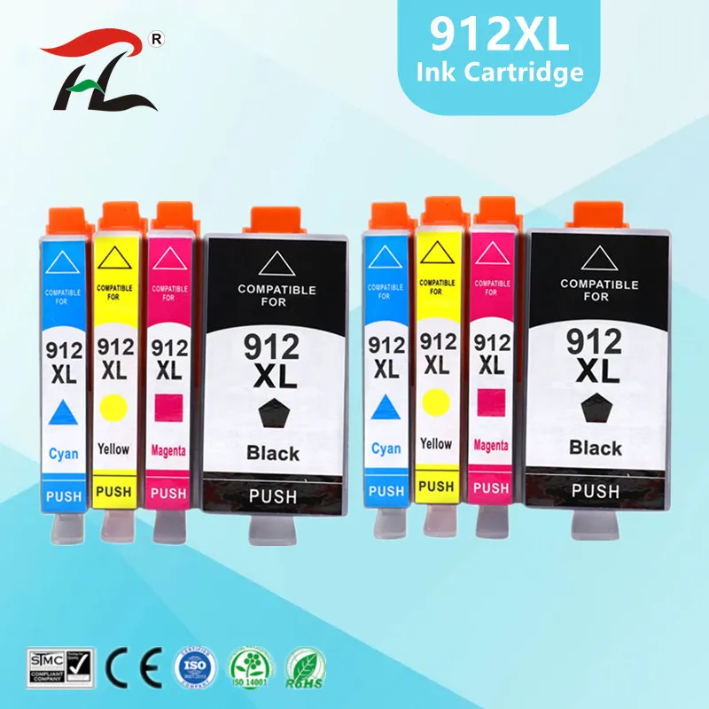 912 Xl 912Xl 917Xl Cartuccia D'Inchiostro Stampante Compatibile A Colori Premium Cartuccia D'Inchiostro Per Hp Officejet 8010 8012 8015 8020 8025 Ecc