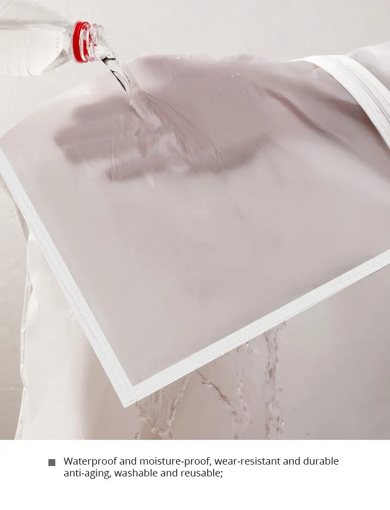 Description Picture 4 of item5pcs Eva Clothing Dust Cover With Open Hem, 100 * 60cm, for Dust Prevention of Clothing Home Furnishings