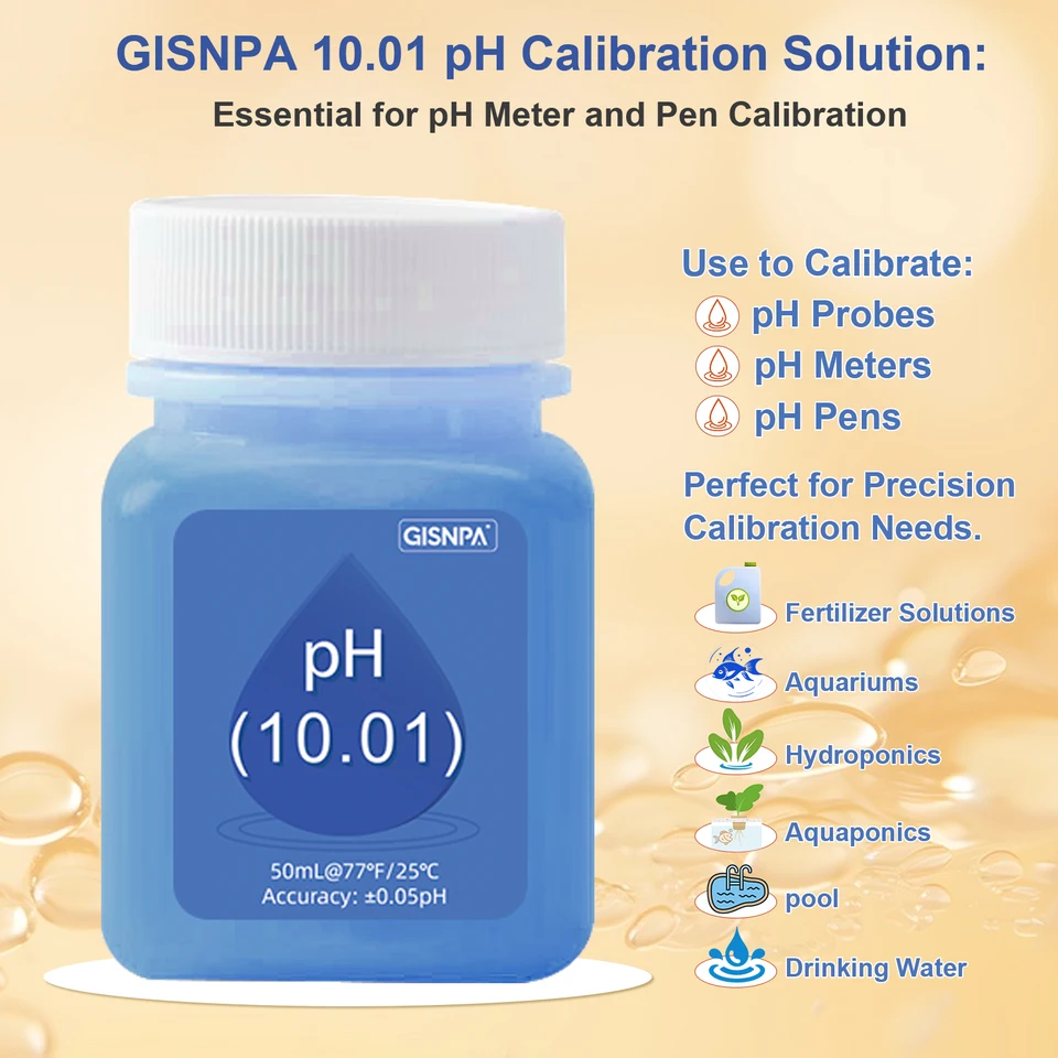 Set Soluzioni Di Calibrazione PH 4.00, 7.00, 10.01 E Tester ORP 222 MV - Flaconi 50ml Per Misuratori Di PH