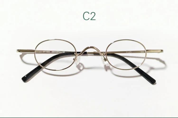 Yujo Women's Full Rim Oval Round Alloy Reading Glasses 14126 Image 13