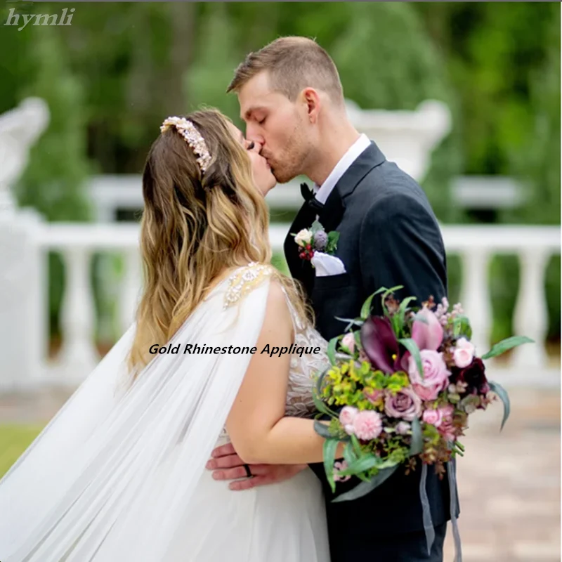Wedding Accessories Veil Popular Bridal Veil Cape Rhinestone Appliques Wedding 106" Wide X 120" Long