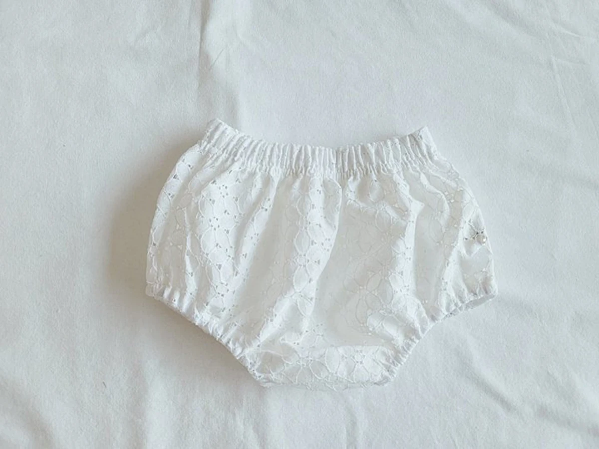 여름  여아 할로우 아웃 레이스 가디건 및 반바지, 공주 반팔 세트, 어린이 패션  의류, 2psc