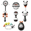 Baby Music Instruments Toy Montessori Rattle Ball Sand Hammer Black White Visual Stimulation Sensory Instrument Educational Toy 1
