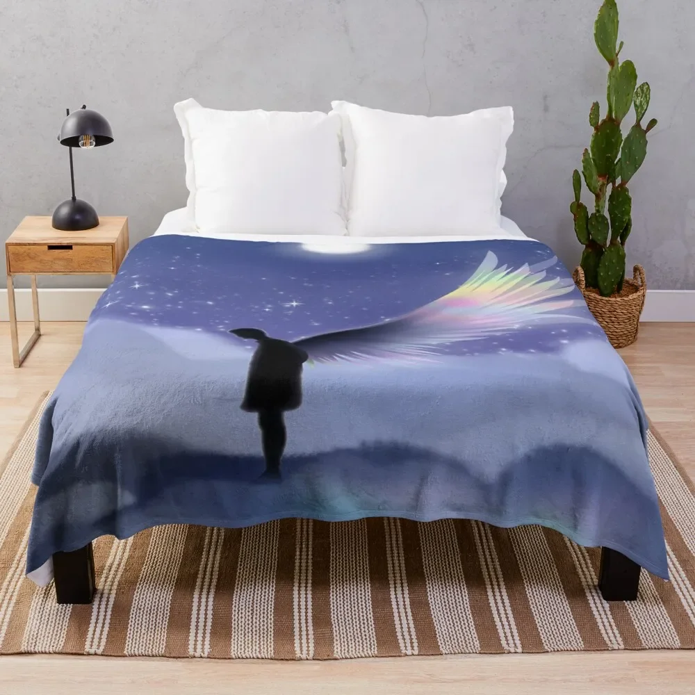 

Over the Clouds Throw Blanket christmas decoration wednesday Blankets