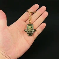Game Totem of Undying Cosplay Keychain Alloy Cyberpunk Pendant Keyring Key Chain Bag Ornament Accessory Decoration Props 3