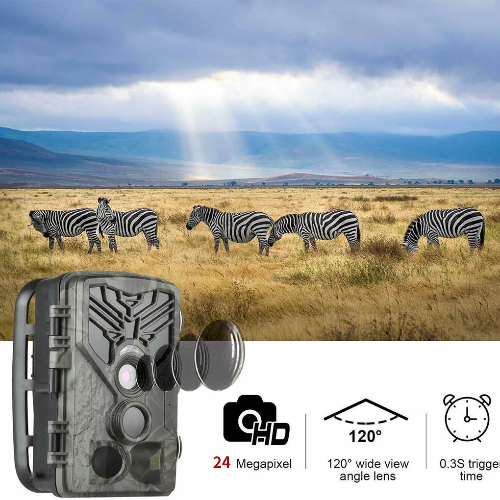 HC-810A 20MP caméra chasse filtre IR étanche IP65 pour qualité image wildlife optimale