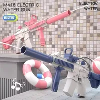 M416 Water Gun Electric Automatic Water Guns Toys Glock Summer Beach Swimming Pool Beach Party Game Outdoor Water Toy for Kids 1