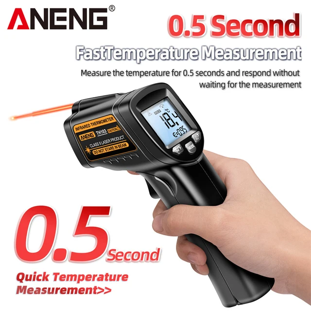 Infrarot-Thermometer für Messbereich -50 °C bis 380 °C