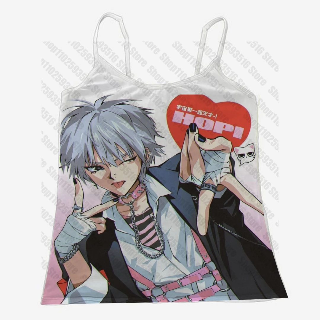 Sexy Top for Women Gothic Clothes Woman Clothing Women's Cropped Crop Tops Y2k Trashy Y2k 2000s Tanks & Camis Harajuku Summer