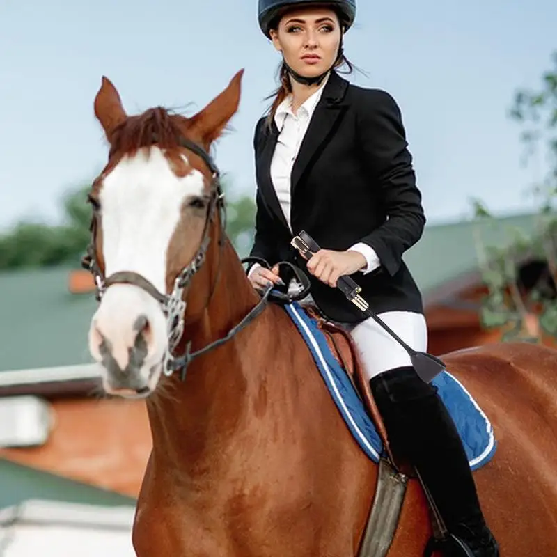30/45/54/60CM Riding Crop PU Leather Horse Crop Whip Horse Double Slapper Horse Whip With Equestrianism For Horses  Outdoor 4