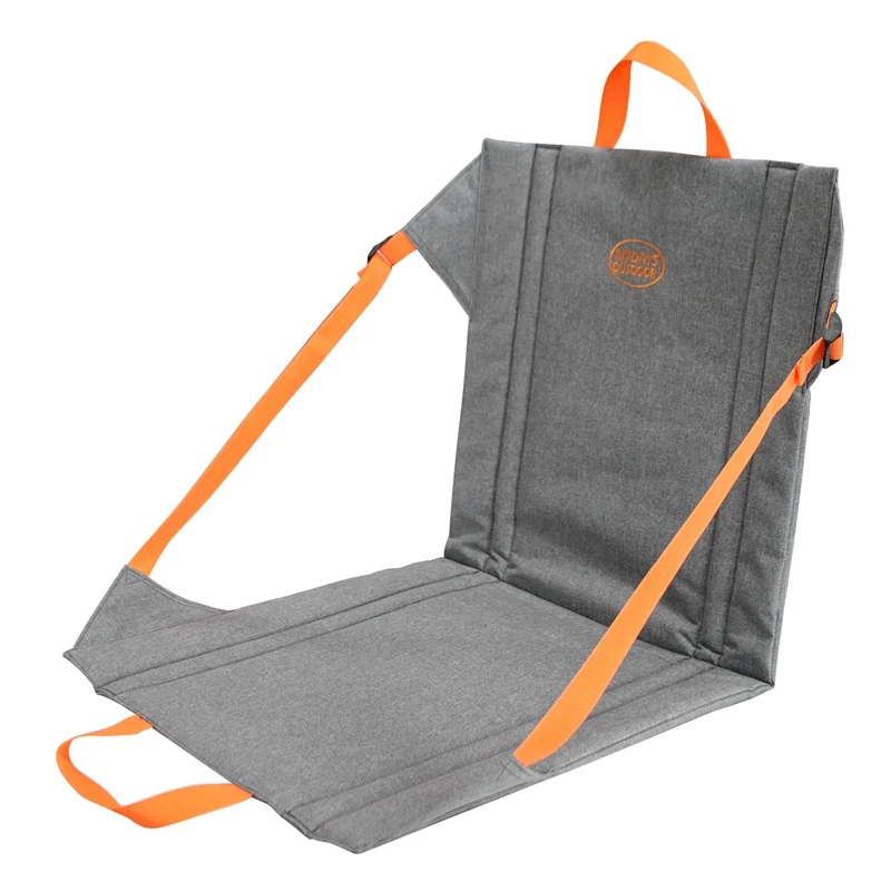 

1 PCS Camping Folding Seat Cushion With Backrest Outdoor Stadium Grass Beach Chair Cushion Camp Rest Cushion Waterproof