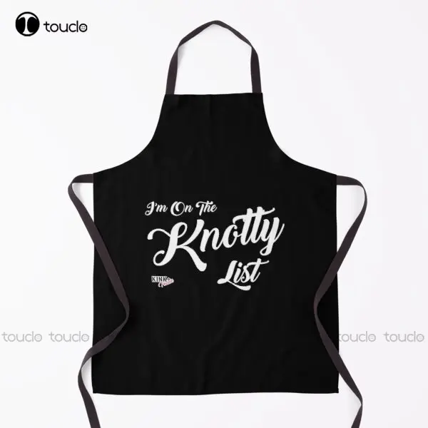 

Knotty List Apron White Waist Apron For Women Men Unisex Adult Garden Kitchen Household Cleaning Custom Apron New Custom Apron