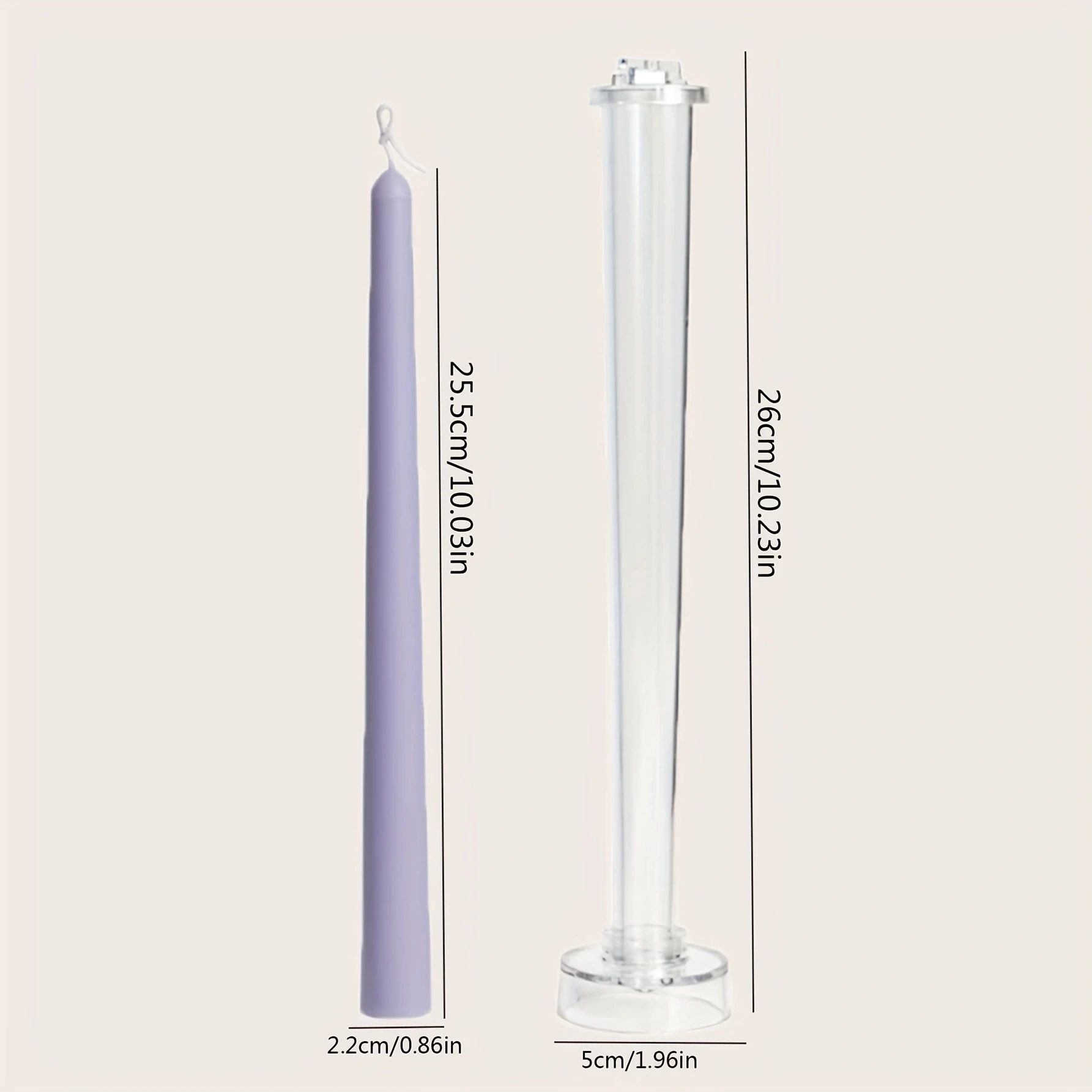 New Long Spiral Taper Candle Mold DIY Twisted Long Rod Wax Stick Silicone Mold Home Decor Tool Geometry Candles Making Supplies