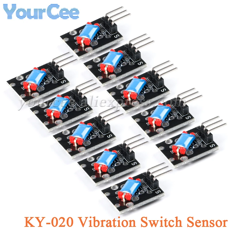 10pcs-2pcs-KY-020-Vibration-Switch-Sensor-Module-Standard-Tilt-Angle ...