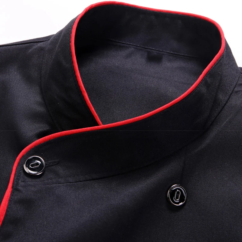 Chef Uniform Unisex Kitchen Bakery Catering work Cook Short Sleeve shirt Breathable Double Breasted Chef Jacket