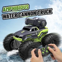 DWI DOWELLIN 2.4G water shooting remote control amphibious vehicle remote control waterproof stunt car toy children's gift 1