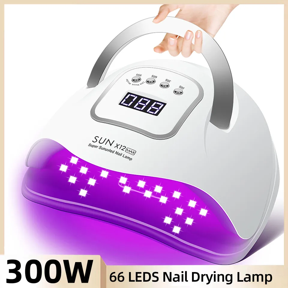 280W SUN X12 MAX Nail Dryer LED Lamp for Curing All Kinds Of UV Gel/Varnish  With Timer Auto Sensor All Of Manicure/Pedicure Tool - AliExpress