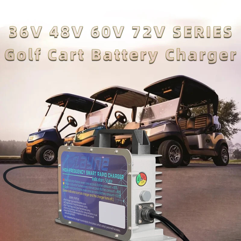 ZAYNE IP67 방수 36v 48v 60v 72v 20a 25a 납 산성 리튬 배터리 충전기 골프 카트 클럽 자동차 지게차 EZGO TXT RXV 충전기