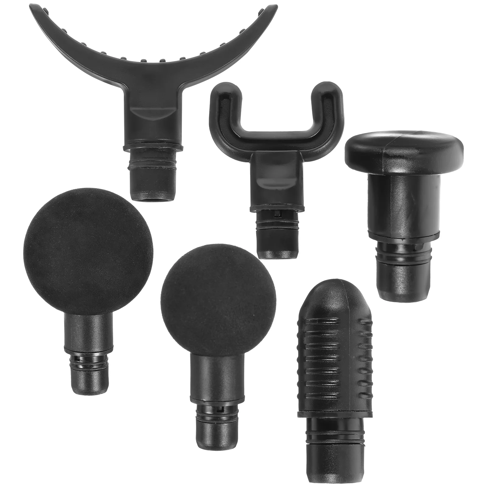 

6 Pcs Portable Massager Head for Muscle Gym Attachment Fitness Adapter Appendix Body