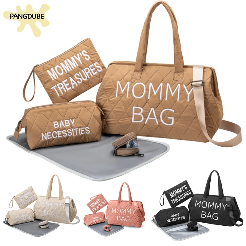 5pcs/set Mom Bag Baby Nappy Bag Waterproof Big Capacity Diaper for Stroller for Mommy Maternity diaper bag maternity bag