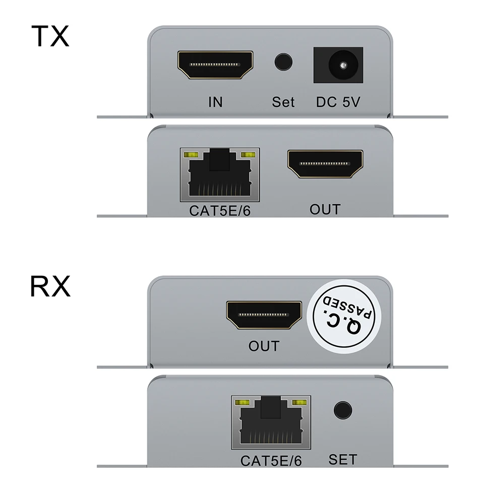 50M HDMI Over IP Network Extender 1080P HDMI Transmitter by RJ45 CAT5e CAT6 LAN Extensor Like Splitter Support POE hdmi extender